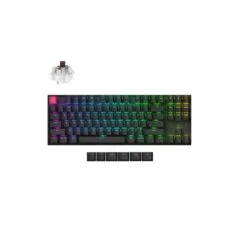 Keychron K8 V2 QMK Wireless Mechanical Keyboard Brown Switch Hot-Swap RGB 80% US