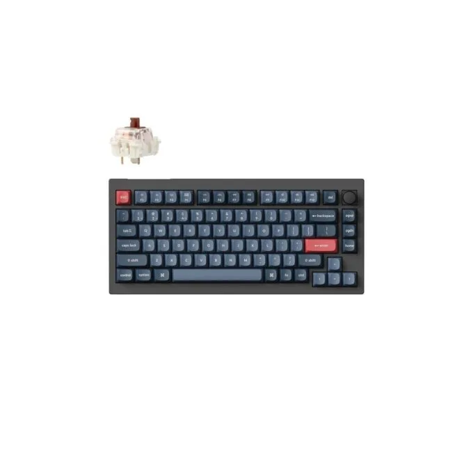 Keychron V1 Max V1M-D3 QMK/VIA Wireless Mechanical Keyboard 75% Brown Switch RGB — image 1