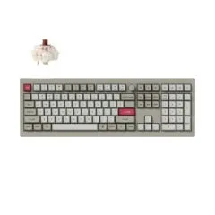 Keychron V6 Max Retro V6M-R3 QMK VIA BT 2.4/Wired Brown Switch 100%