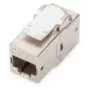 Keystone RJ45 CAT6 Coupler - Nickel, Shielded