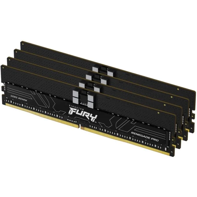 KINGSTON 64GB 5600MT s DDR5 ECC Reg CL28 DIMM Kit of 4 FURY Renegade Pro EXPO — image 1