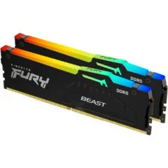 KINGSTON 64GB 6000MT s DDR5 CL30 DIMM Kit of 2 FURY Beast RGB EXPO