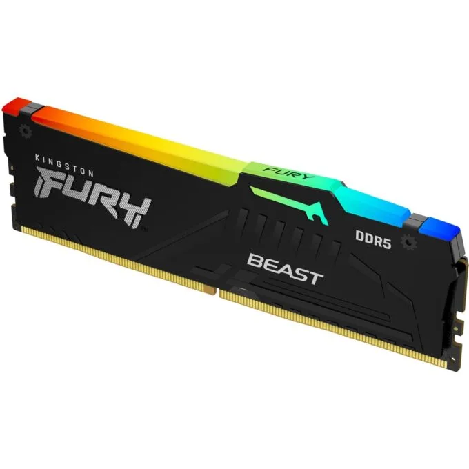 KINGSTON 8GB 5200MHz DDR5 CL40 DIMM FURY Beast RGB - Characteristics — image 1