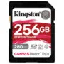 Kingston Canvas React Plus SDXC UHS-II 256GB - Black - 280MB/s Read, 150MB/s Write
