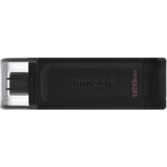Kingston DataTraveler 70 - 128GB USB-C 3.2 Gen 1 Flash Drive - Black