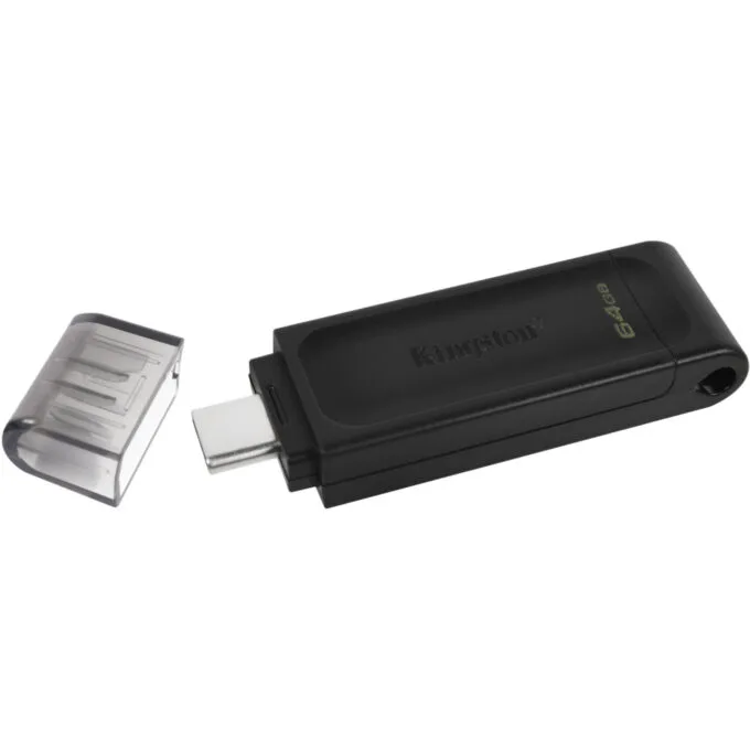 Kingston DataTraveler 70 - 64GB USB-C 3.2 Gen 1 Flash Drive - Black — image 4