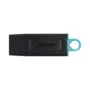 Kingston DataTraveler Exodia DTX 64GB USB 3.2 Gen 1 Flash Drive Black/Turquoise USB-A Key Ring