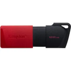Kingston DataTraveler Exodia M - 128GB USB 3.2 Gen1 - Black/Red Slide USB-A Flash Drive