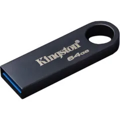Kingston DataTraveler SE9 G3 - 64GB - USB 3.2 Gen1 (USB-A) - Dark Nickel, 220 MB/s