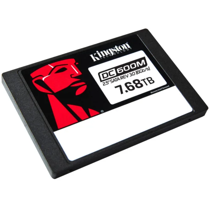 Kingston DC600M SEDC600M - Enterprise Data Center SSD - 7.68TB, 2.5in SATA III 6Gb/s, 3D TLC, Power-Loss Protection — image 2