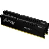 Kingston FURY Beast 16GB (2x8GB) DDR5 5200 CL40 Black KF552C40BBK2-16