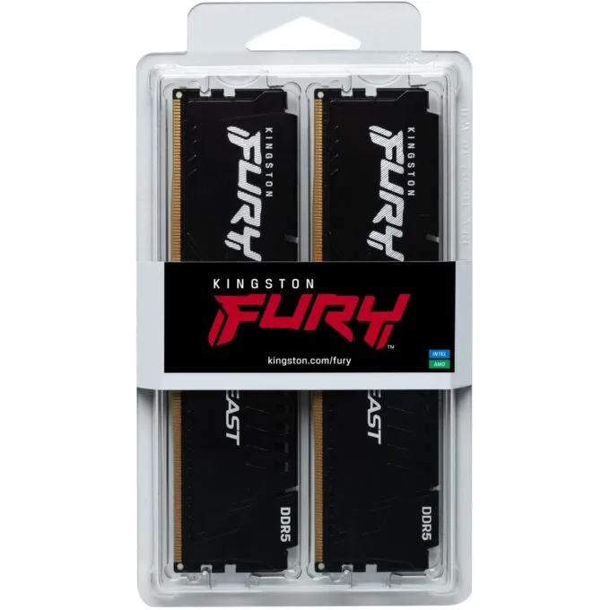 Kingston FURY Beast 16GB (2x8GB) DDR5 5200 CL40 Black KF552C40BBK2-16 — image 10