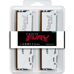 Kingston FURY Beast 64GB (2x32GB) 6000MT/s DDR5 CL30 DIMM Kit White RGB EXPO - KF560C30BBEAK2-64