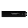 Kingston IronKey D500S - 16GB Encrypted USB-A Flash Drive, AES-256 FIPS 140-3, Black