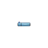 Kingston IronKey Vault Privacy 50 - 128GB USB-A Encrypted Flash Drive (Black/Blue) AES-256, FIPS 197