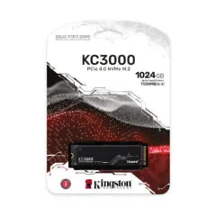 Kingston KC3000 1TB M.2 2280 NVMe SSD - PCIe 4.0 x4 7000 MB/s - SKC3000S/1024G