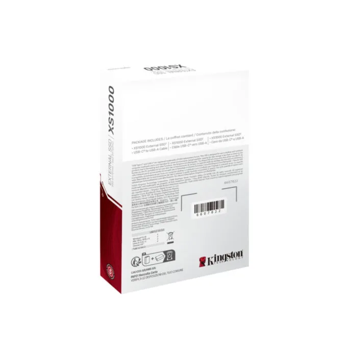 Kingston XS1000 Portable SSD 2TB USB-C/A 1050MB/s SXS1000/2000G — image 4