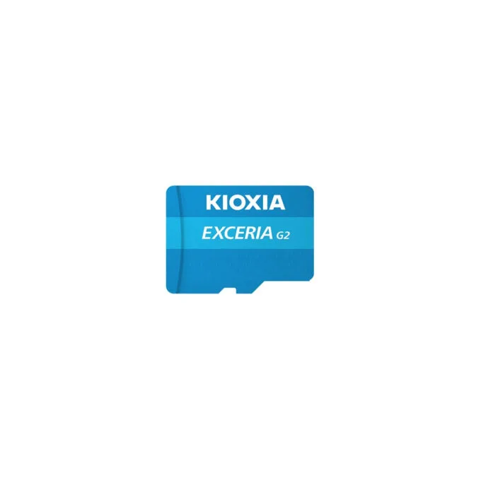 Kioxia Exceria G2 microSDHC Card - 32GB - UHS-III (U3/V30), A1, 100MB/s Read 50MB/s Write - Blue — image 1