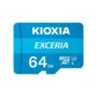KIOXIA Exceria microSDXC Card - 64GB, Blue, UHS-I U1 (Class 10), up to 100 MB/s