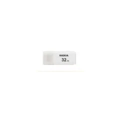 Kioxia TransMemory U202 - 32GB USB 2.0 Flash Drive - White, USB-A, Cap