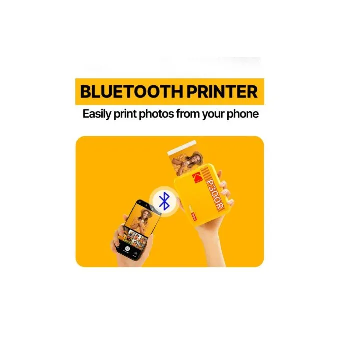 Kodak Mini 3 Retro 4PASS Smartphone Photo Printer - Mini 3 Retro - Yellow, Portable — image 7