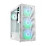 Kolink Observatory HF Mesh ARGB Midi Tower Case - White - 6 ARGB Fans