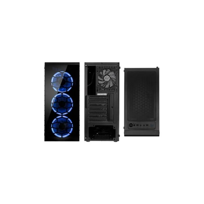 Kolink Observatory Lite RGB Midi-Tower Tempered Glass Black — image 4