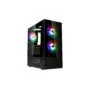 Kolink Observatory MX Glass ARGB Mid-Tower Case - Black - 5 ARGB Fans Included