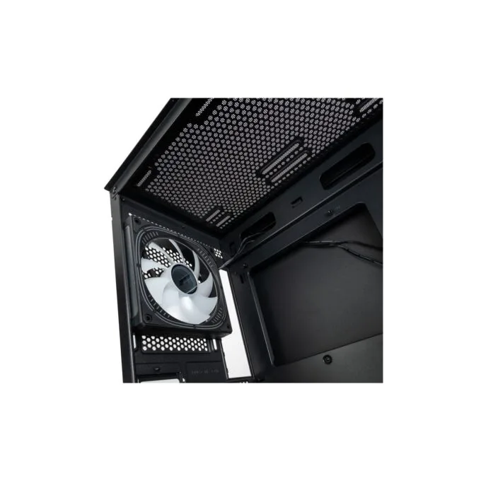 Kolink Unity Peak ARGB Midi Tower Showcase - Black - ATX, 400mm GPU Clearance, 4x Pre-Installed ARGB Fans — image 7