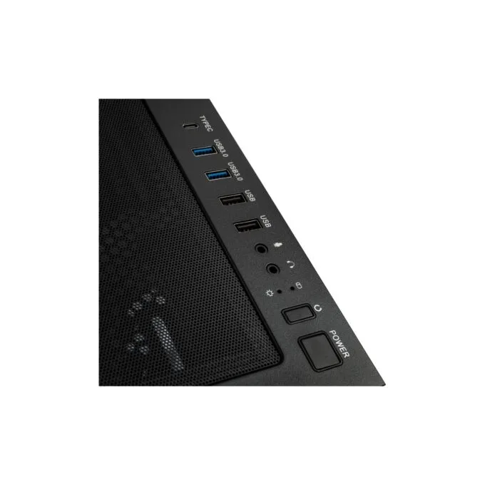 Kolink Unity Peak ARGB Midi Tower Showcase - Black - ATX, 400mm GPU Clearance, 4x Pre-Installed ARGB Fans — image 9
