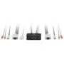 KVM Switch USB 2x Level One Audio