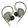 KZ EDX LITE Transparent Grey NO MIC - IEM 3,5 In Ear Monitor Earphones, Super-Linear, HIFI bass, Noi