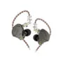 KZ ZSN PRO Grey No Mic - IEM 3,5 In Ear Monitor Earphones, Dynamic Hybrid Dual Driver 1BA+1DD