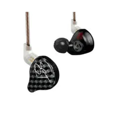 KZ ZST Black No Mic - IEM 3,5 In Ear Monitor Earphones, Dynamic Hybrid Dual Driver 1BA+1DD