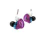 KZ ZST Purple No Mic - IEM 3,5 In Ear Monitor Earphones, Dynamic Hybrid Dual Driver 1BA+1DD