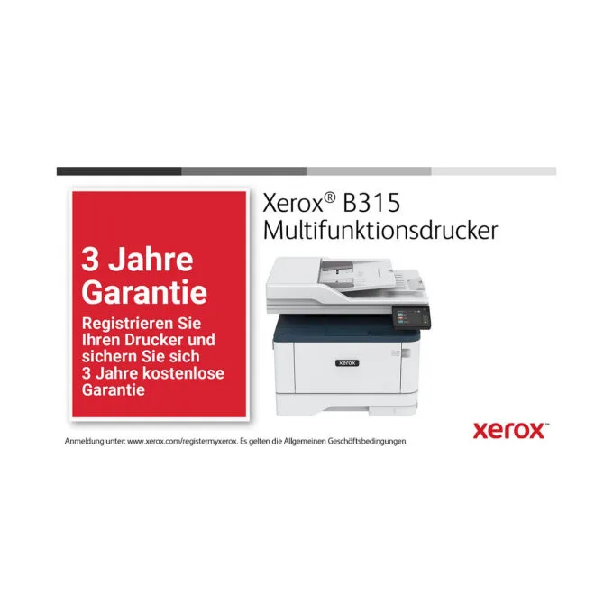 L Xerox B315 4in1 A4 LAN WiFi ADF Duplex Laserdrucker monochrome — image 4