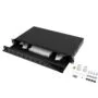 Lanberg Fiber ODF - for 12xSC Simplex or 12xLC Duplex Adapters RM Metal