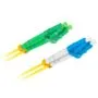 Lanberg Fiber Optic Patch Cord - SM LC APC-LC UPC Duplex LSZH 1.0m