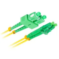 Lanberg Fiber Optic Patch Cord - SM SC APC-LC APC Duplex LSZH 2.0m