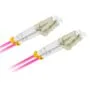 Lanberg Fiber Patch Cord - LC UPC-LC UPC MM 50/125 Duplex OM4 LSZH 10.0m
