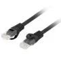 Lanberg Patch Cable - CAT.6 UTP CU LSZH 0.5m Black