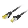 Lanberg Patch Cable - CAT.6A S FTP CU LSZH 0.25m Black