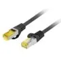 Lanberg Patch Cable - CAT6A S FTP CU LSZH 1m Black