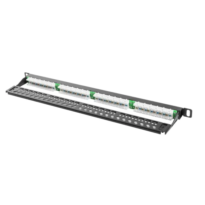Lanberg Patch Panel - 24-Port 0.5U 19' CAT6 UTP Black — image 3