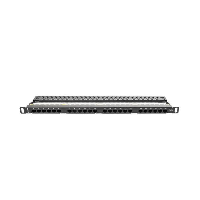 Lanberg Patch Panel - 24-Port 0.5U 19' CAT6 UTP Black — image 5