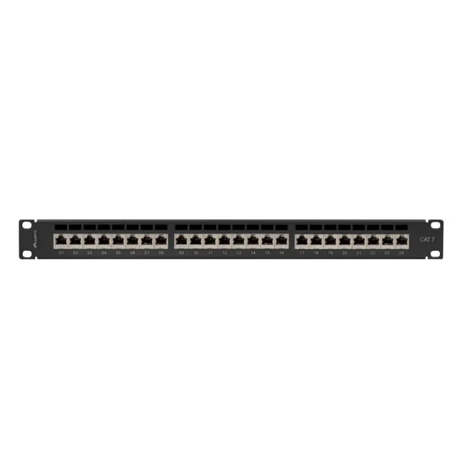 Lanberg Patch Panel - PPS7-1024-B - 24-Port 1U 19' CAT7 FTP Shielded Black — image 3
