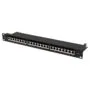 Lanberg Patch Panel - PPS7-1024-B - 24-Port 1U 19' CAT7 FTP Shielded Black