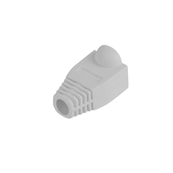 Lanberg RJ45 Strain Relief Boot Cap - PLB-1000-S - Pack of 100 Gray — image 2