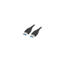 Lanberg USB Type-A 3.0 Male to Male Cable - 1.0m Black