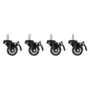 Lanberg Wall Rack Castors with Thread & Brakes for Lanberg Racks - Set of 4
